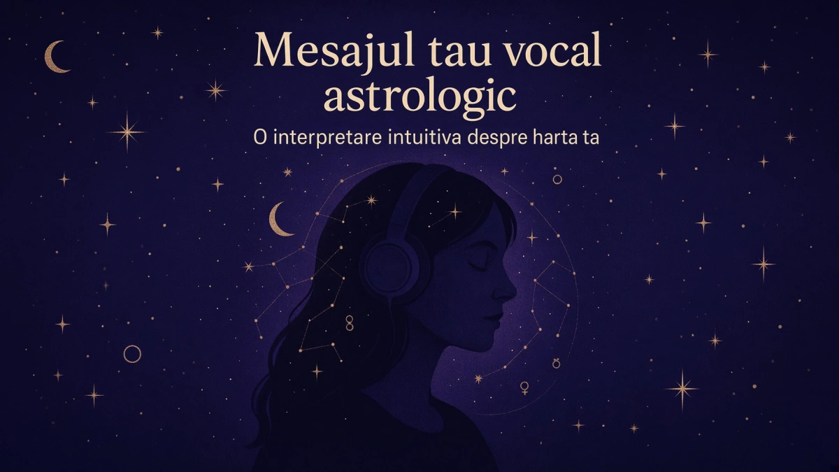 Interpretare astrologica audio personalizata - imagine principală