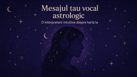 Interpretare astrologica audio personalizata